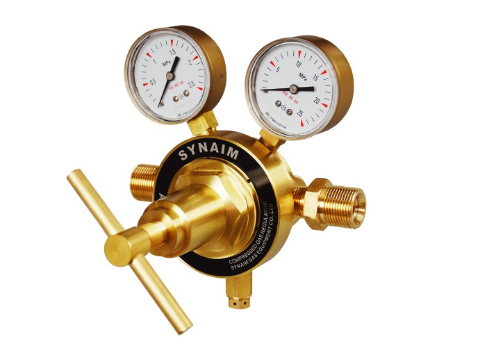 黃(huáng)銅減壓器(qì)/SR155M系列單級式超重型大(dà)流量彙流排集中供氣減壓器(qì)